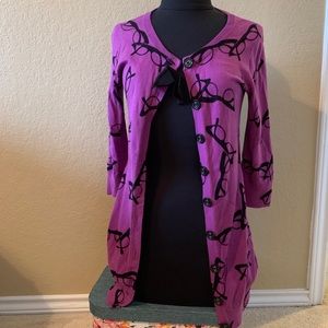 Glasses cardigan